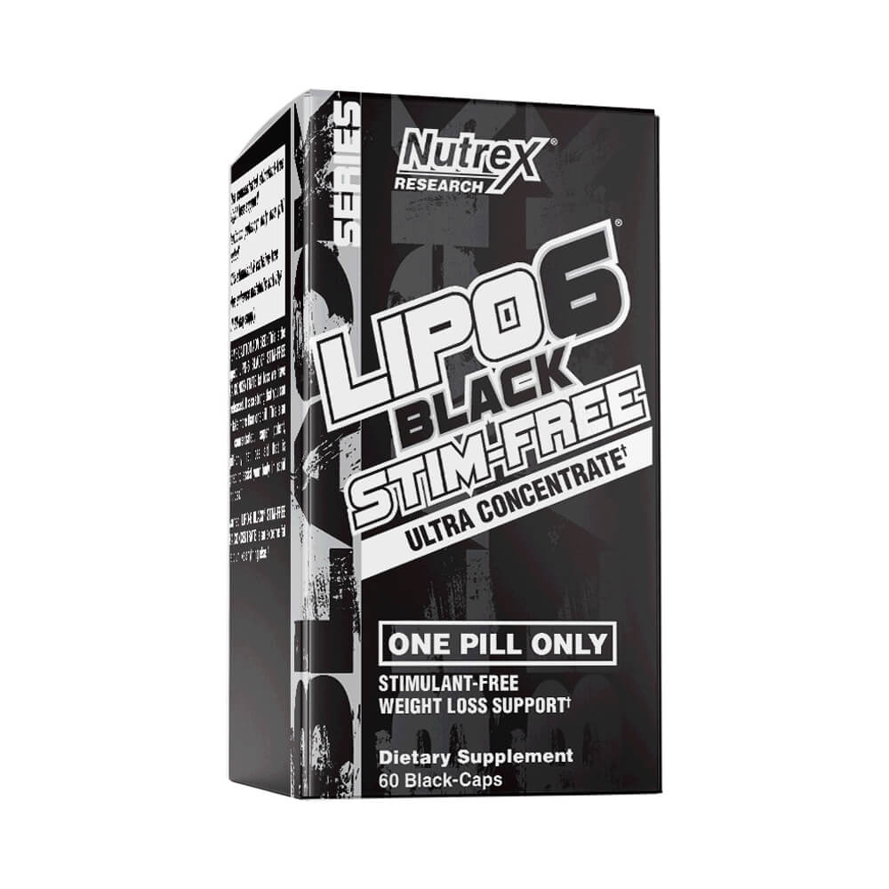 Arzator de grasimi fara cofeina, Nutrex, Lipo 6 Black Stim Free, 60 de capsule [1]