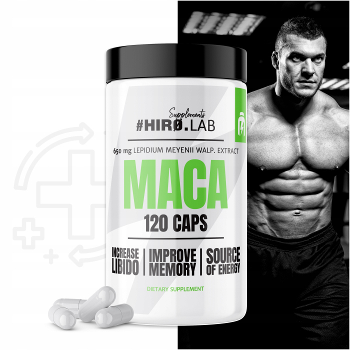 Maca, Hiro Lab, 120 de capsule [6]