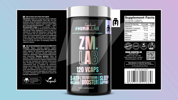 Magneziu + Zinc, Hiro.Lab, ZM. LAB, 120 de capsule [2]