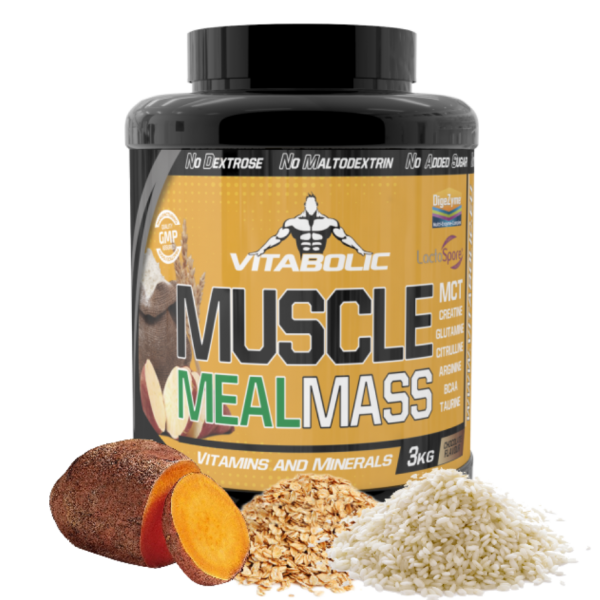 Inlocuitor de masa, Vitabolic, Muscle Meal Mass, 3kg, pudra proteica [1]