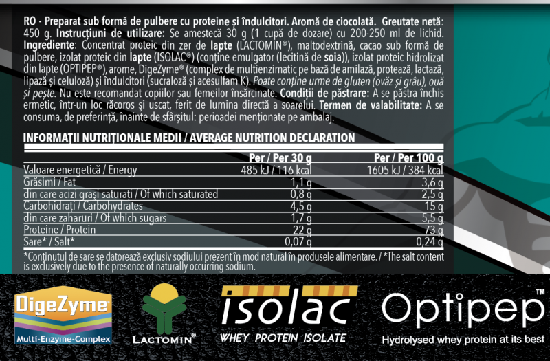 Concentrat proteic, Vitabolic, Whey Trilogy, 900 de grame, pudra proteica [4]