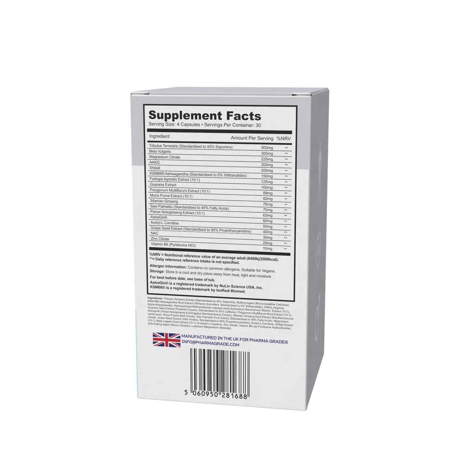 Optimizator testosteron, Pharma Grade, PhenoMen, 120 de capsule [2]