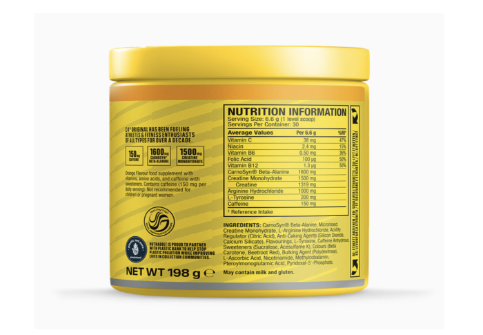 Pre-workout, Cellucor, C4 Original, 195 de grame, pudra [2]