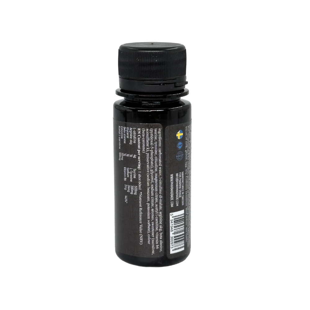 Pre-workout fara cofeina, Pharma Grade, Nomad Pump&Focus Caffeine Free, shot de 60ml [2]