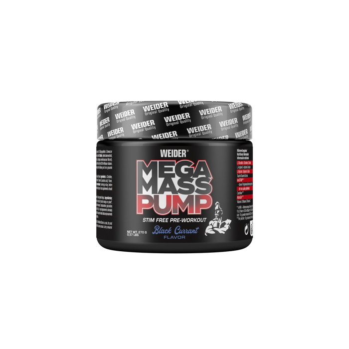 Pre-workout, Weider, Mega Mass Pump, 270 de grame, pudra [1]