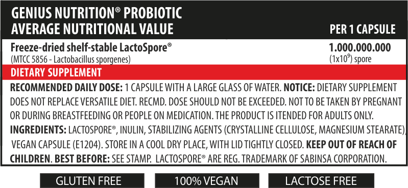 Probiotice, Genius Nutrition, Probiotic, 60 de capsule [2]