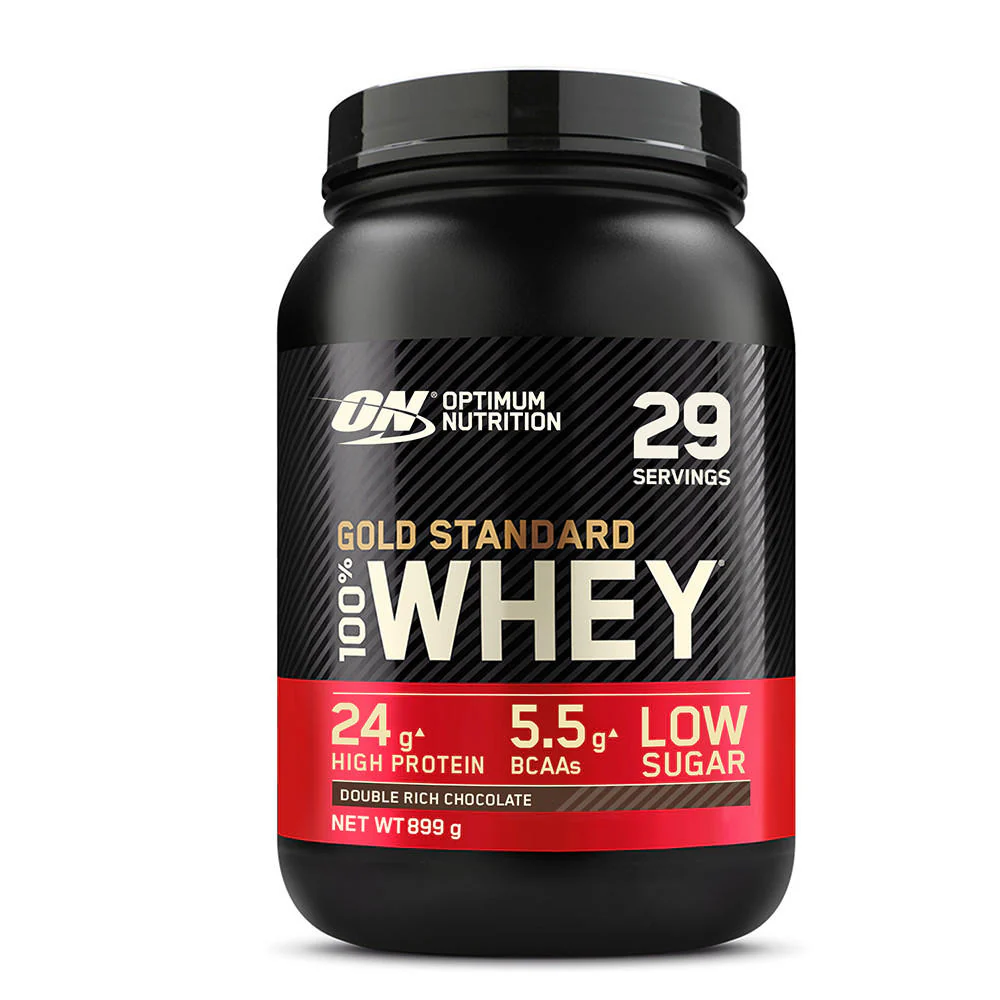 Proteina din zer, Optimum Nutrition, 100% Whey Gold Standard Protein, 908 grame, pudra proteica [1]