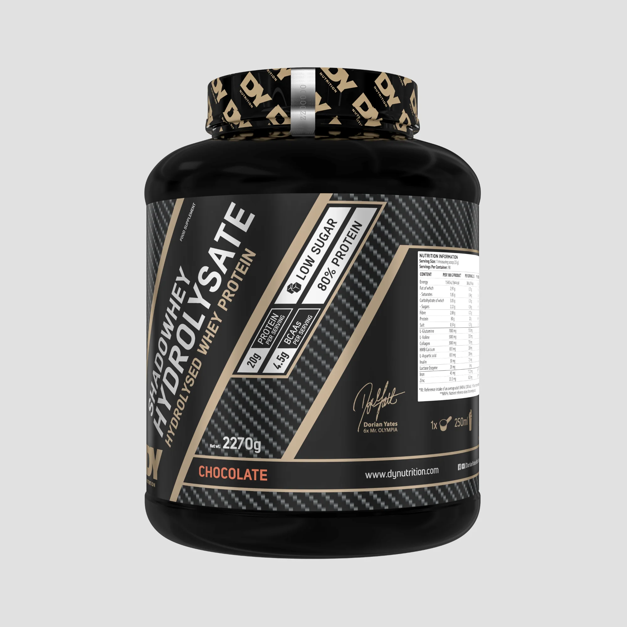 Proteina hidrolizata, DY Nutrition, Shadowhey Hydrolysate, 2.27kg, pudra proteica [2]