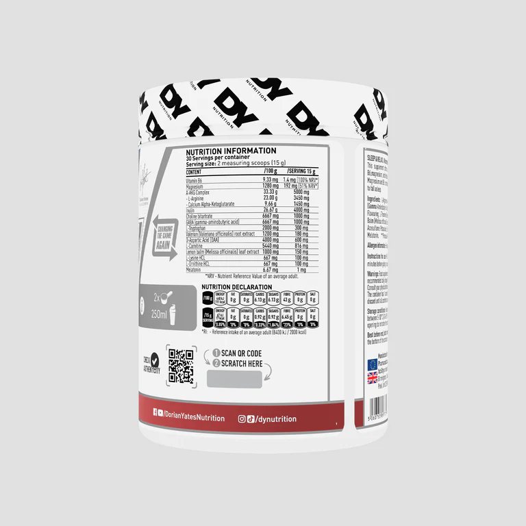 Optimizator somn, DY Nutrition, Sleep & Relax, 450 de grame, pudra [2]