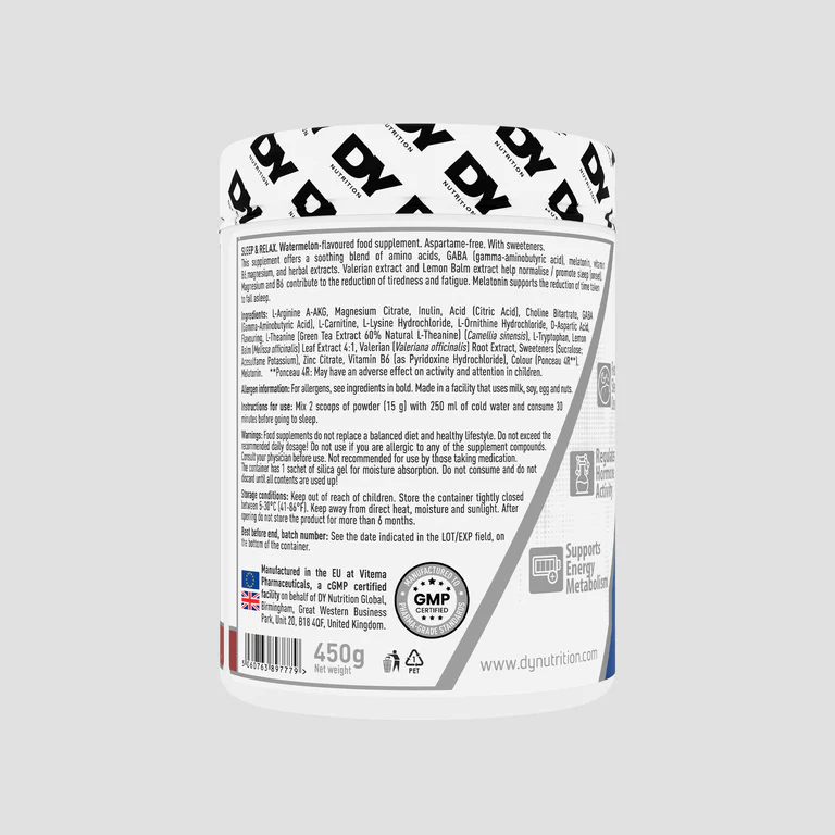Optimizator somn, DY Nutrition, Sleep & Relax, 450 de grame, pudra [3]