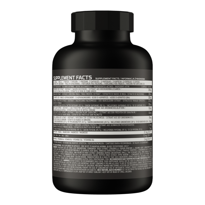 Stimulator hormonal, OstroVit, Testo Extreme, 90 de capsule [2]