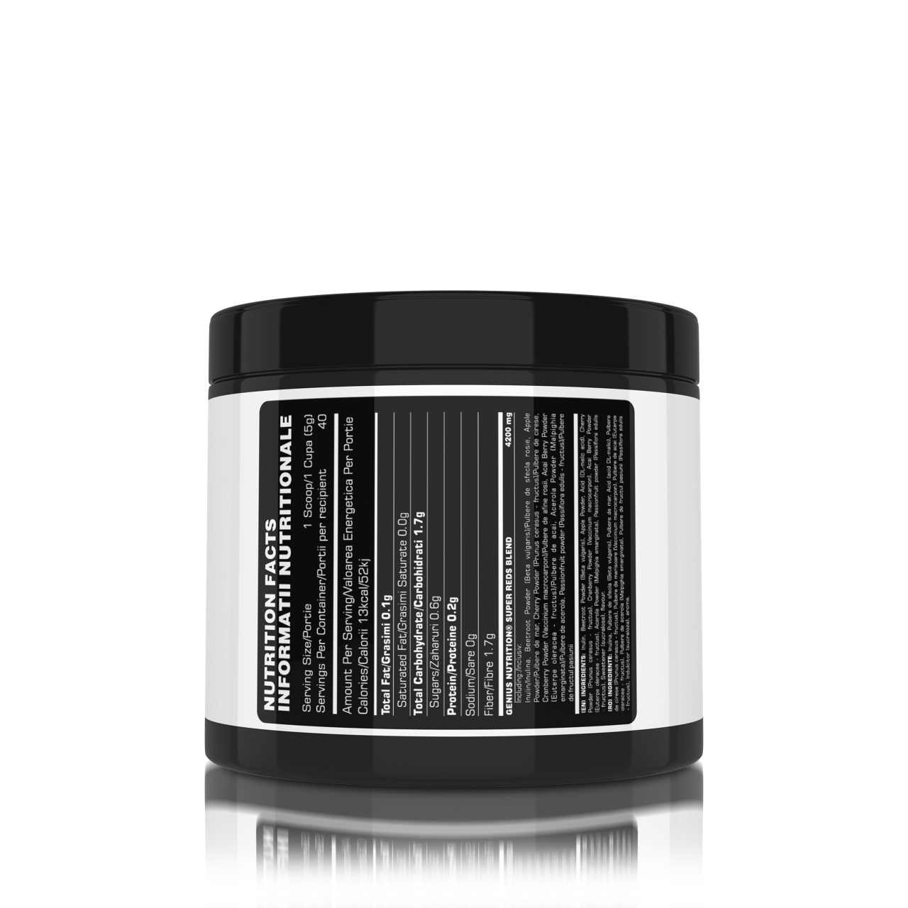 Super aliment, Genius Nutrition, Super Reds, 200 de grame, pudra [2]