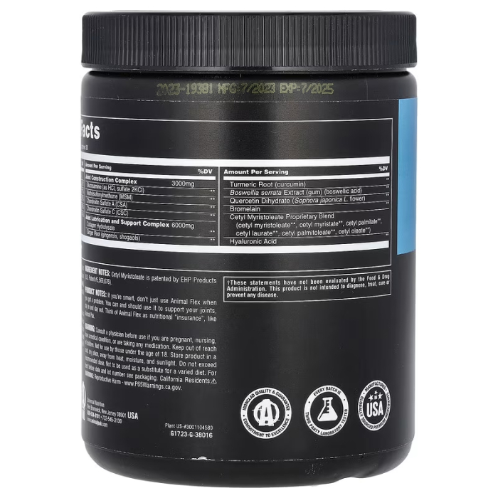 Supliment pentru articulatii, Universal, Animal Flex Joint Support, 350 grame, pudra [3]