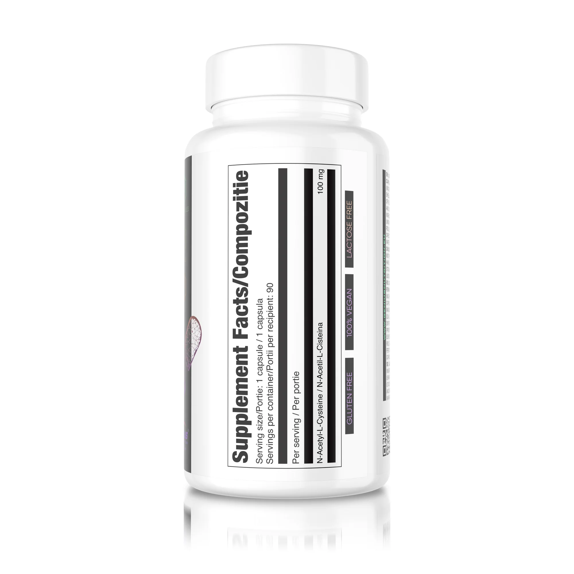 Suport hepatic si antioxidant, Genius Nutrition, LIVONAC 100, 90 de portii, 90 de capsule [2]