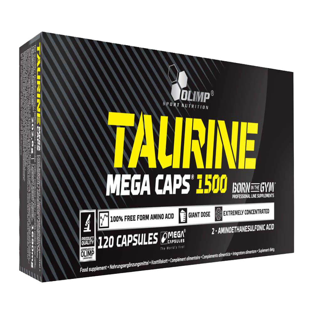 Taurina, Olimp Sport Nutrition, Taurine Mega Caps 1500, 120 de capsule [1]
