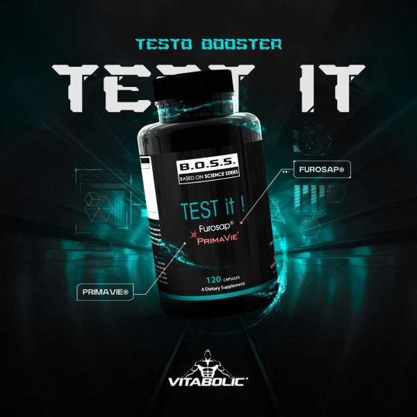 Stimulator hormonal, Vitabolic, TEST it, 120 de capsule [5]