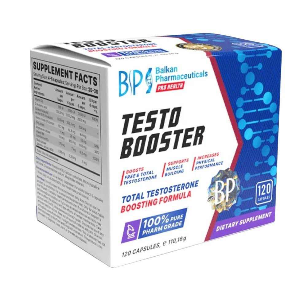 Stimulator hormonal, Balkan Pharmaceuticals, Testobooster, 120 de capsule [1]