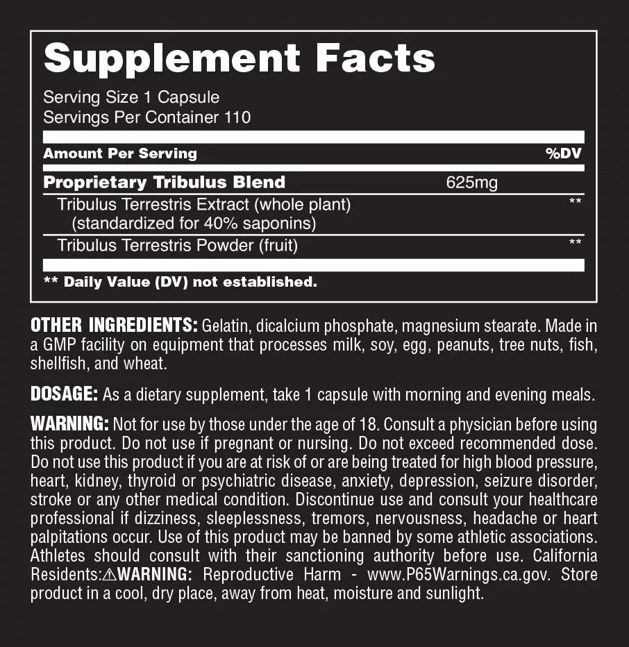 Tribulus, Universal, Tribulus Pro, 100 capsule + 10 gratis [2]