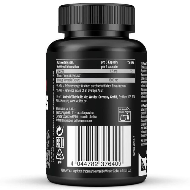 Tribulus, Weider, Premium Tribulus 90% Saponins, 90 de capsule [2]