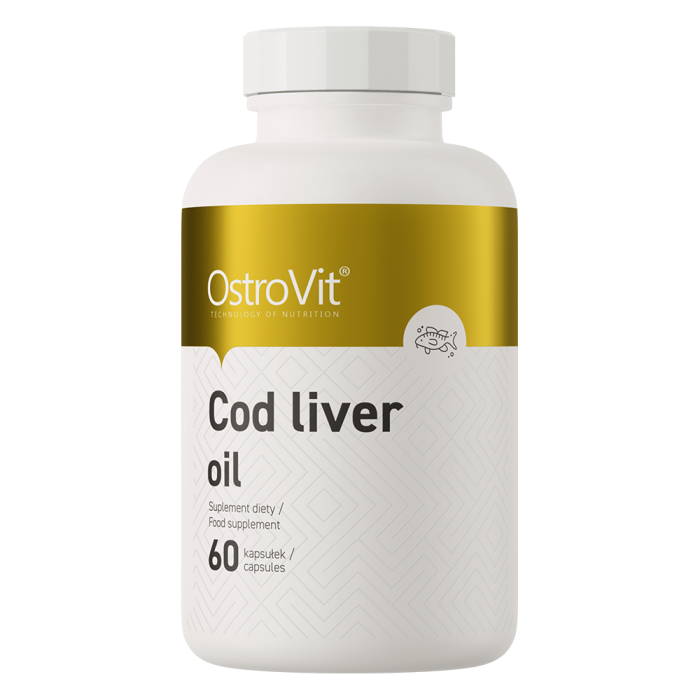 Ulei de ficat de cod, OstroVit, Cod liver oil, 60 de capsule [1]