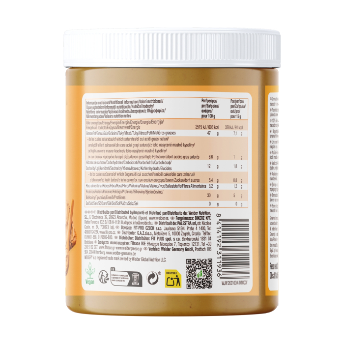 Unt de arahide, Weider, Peanut Butter Smooth, borcan de 1kg [2]