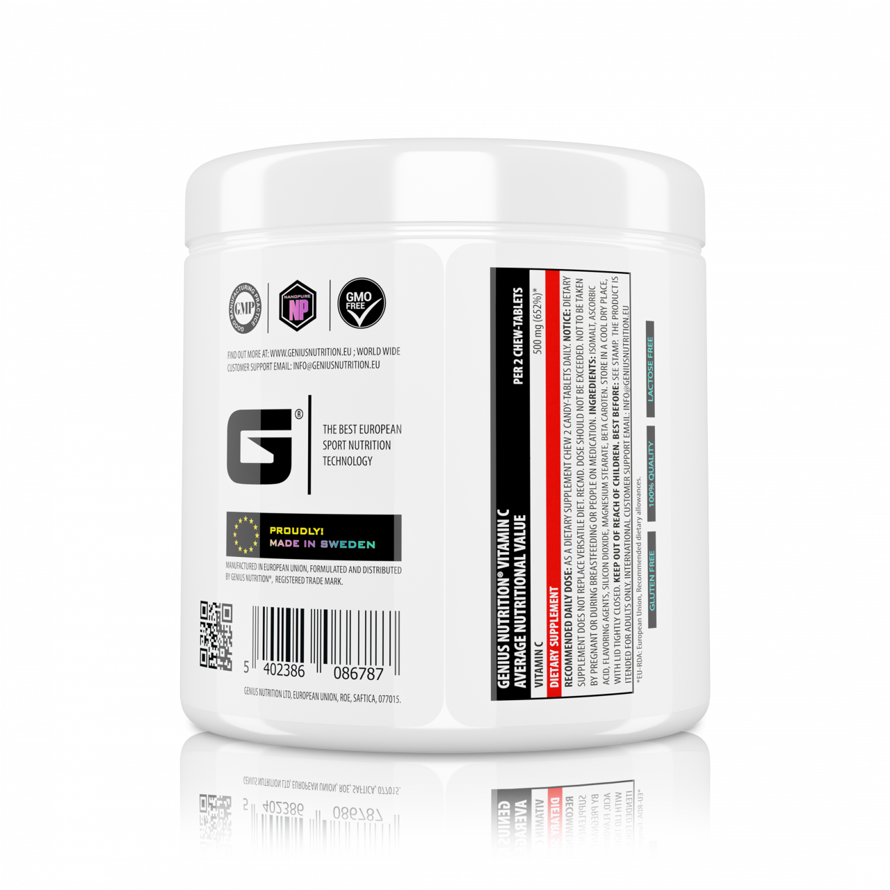 Vitamina C, Genius Nutrition, Chewing Candies, 300 de jeleuri [2]