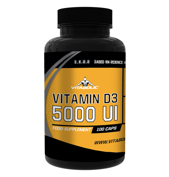 Vitamina D3 5000UI, Vitabolic, 100 de capsule moi [1]