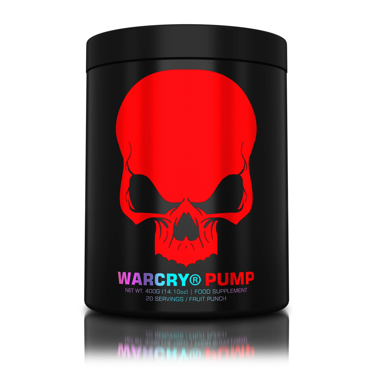 Pre-workout fara cofeina, Genius Nutrition, Warcry Pump, 400 de grame, pudra [1]