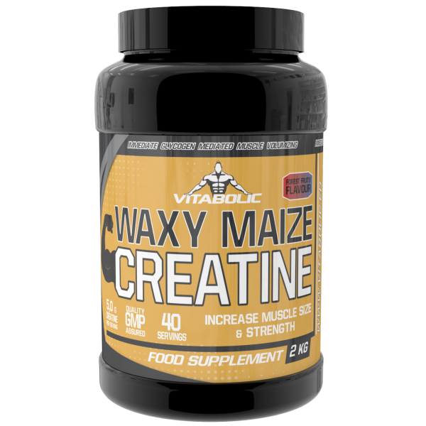 Creatina imbogatita cu carbohidrati, Vitabolic, Waxy Maize Creatine, 2kg, pudra [1]