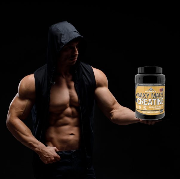Creatina imbogatita cu carbohidrati, Vitabolic, Waxy Maize Creatine, 2kg, pudra [2]