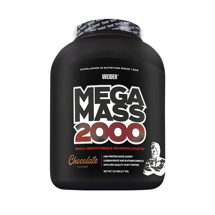 Gainer, Weider, Mega Mass 2000, 2.7kg, pudra proteica [1]