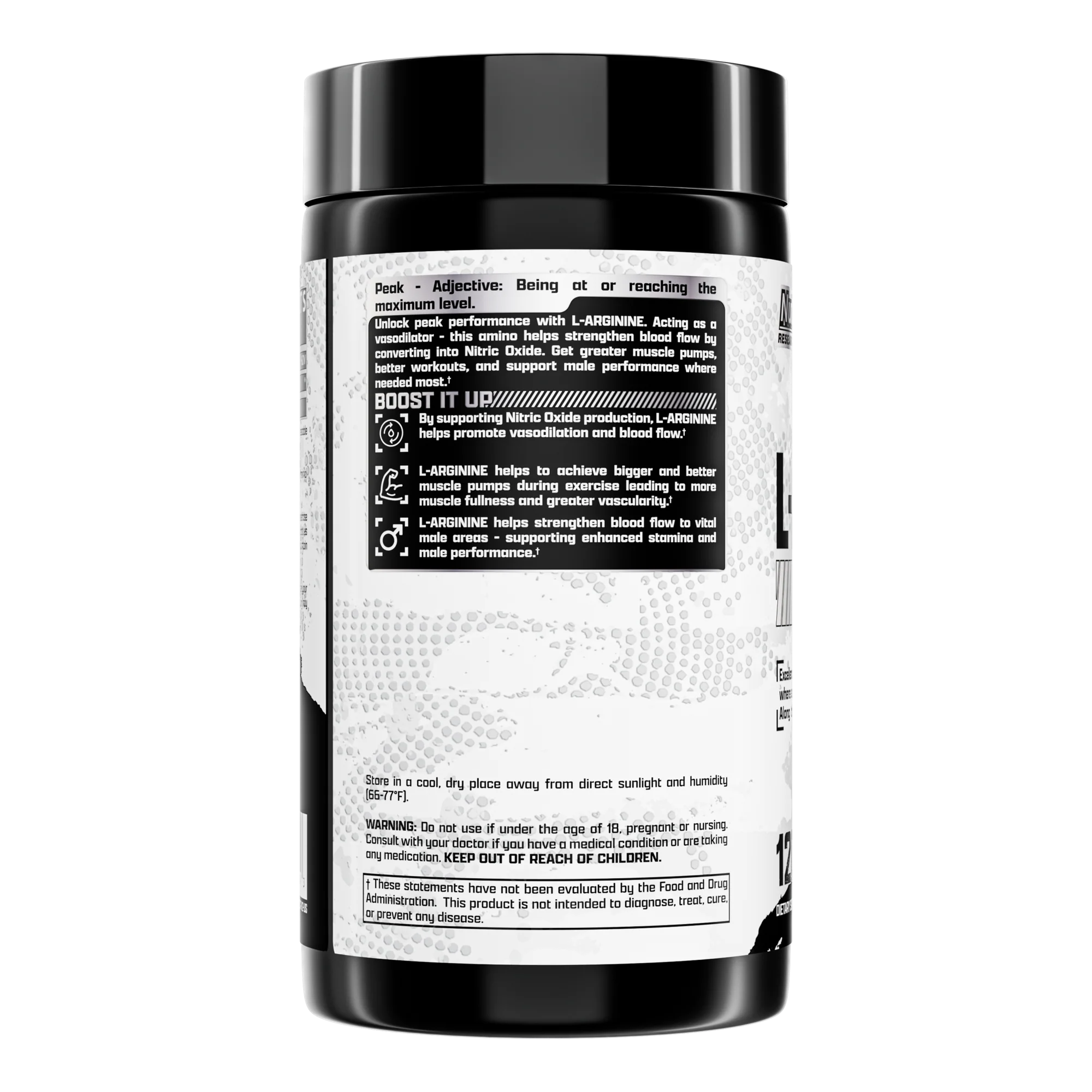 Arginina, Nutrex, L-Arginine 1000mg, 120 de capsule [2]
