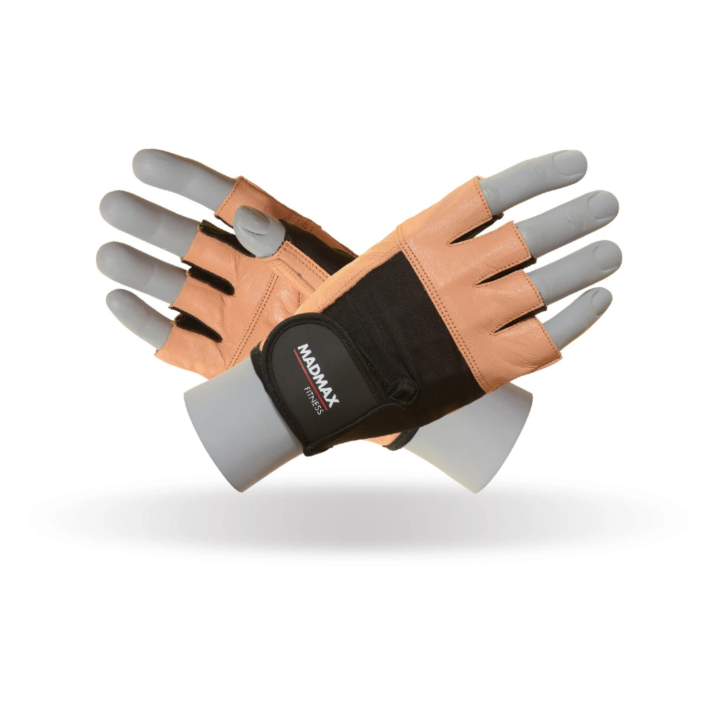 Manusi - Manusi maro, MadMax, Fitness workout gloves, Black/Brown