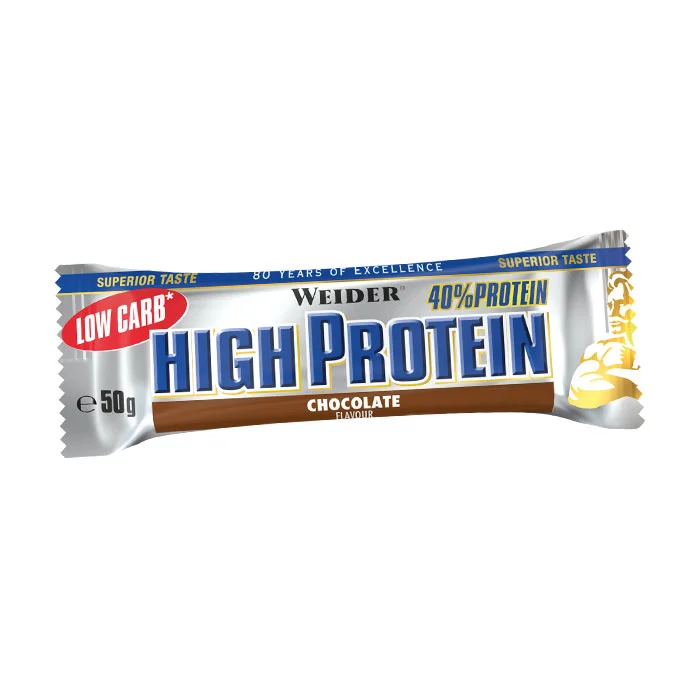 Gustari si bauturi proteice - Baton proteic, Weider, 40% High Protein Bar, 50 de grame