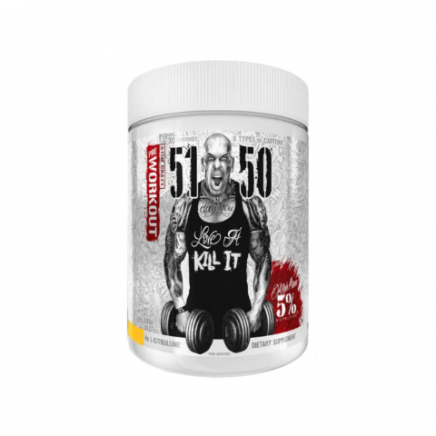 Cu cofeina - Pre-workout, 5% Rich Piana, 51 50, 375 de grame, pudra