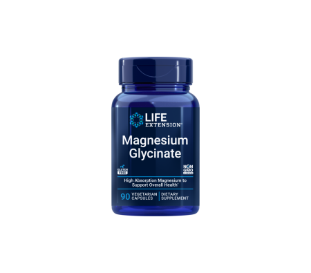 Longevitate - Magneziu bisglicinat, Life Extension, Magnesium Glycinate, 90 de capsule