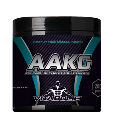 Pre-workout - Arginina Alpha Ketoglutarata, Vitabolic,  AAKG, 200 de grame, pudra