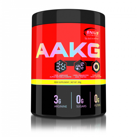 Arginina - Arginina, Genius Nutrition, AAKG, 200 de grame, pudra