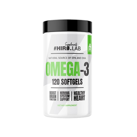 Vitamine si minerale - Acizi grasi Omega 3, Hiro.Lab, Omega-3, 120 de capsule moi
