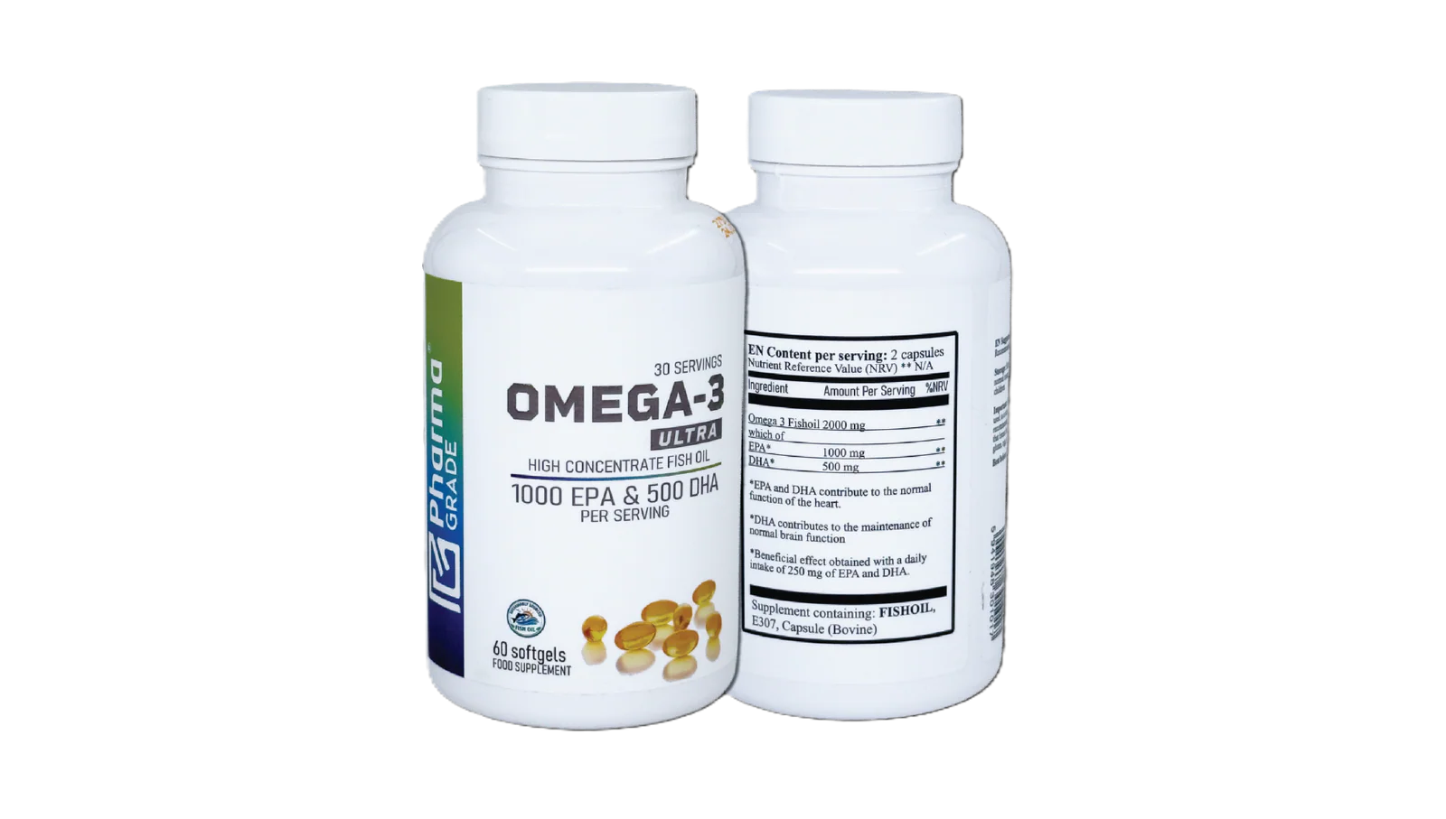 Acizi grasi Omega 3, Pharma Grade, Omega-3 Ultra, 60 de capsule moi [3]