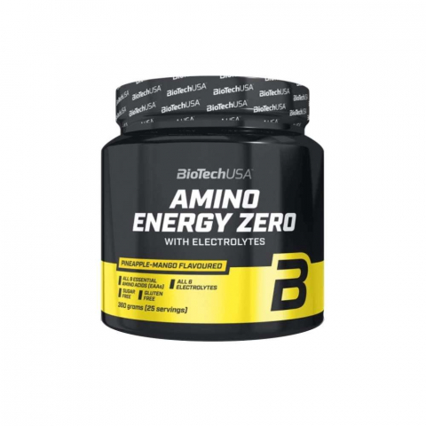 Aminoacizi - Complex de aminoacizi esentiali, Biotech USA, Amino Energy Zero with Electrolytes, 360 de grame, pudra