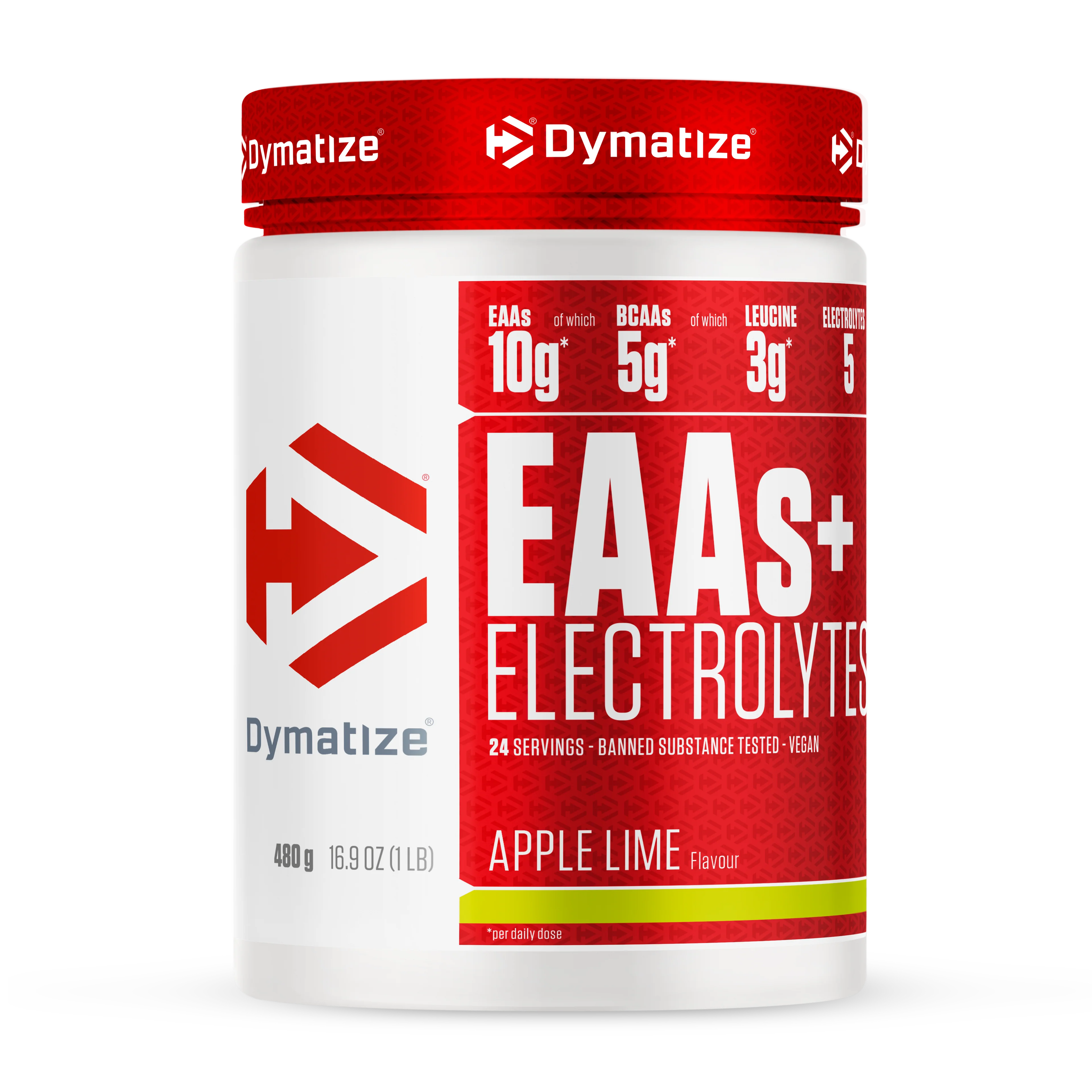EAA - Aminoacizi esentiali - Aminoacizi esentiali + Electroliti, Dymatize, EAAs+Electrolytes, 24 de portii, 480 de grame, pudra