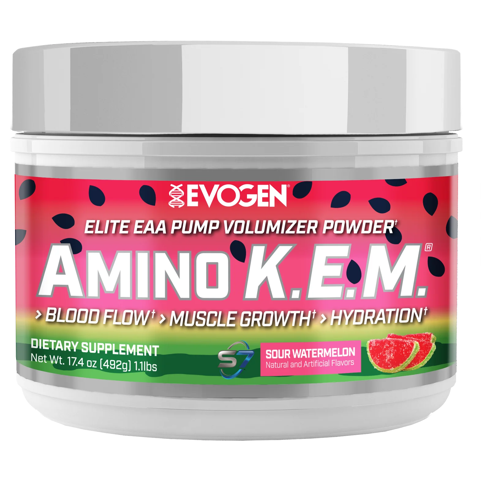 EAA - Aminoacizi esentiali - Aminoacizi esentiali si electroliti, Evogen, Amino K.E.M EAA Intra Workout, 500 de grame, pudra