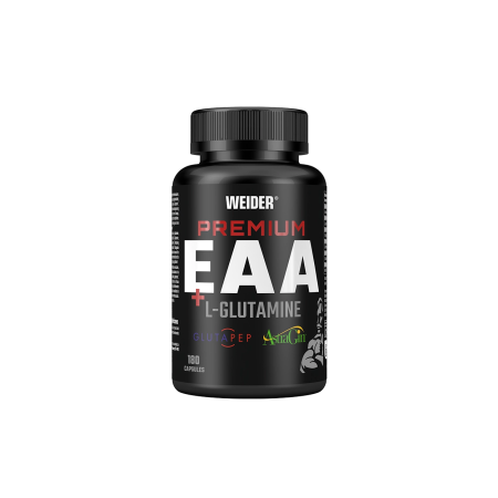 Glutamina - Aminoacizi esentiali + Glutamina, Weider, Premium EAA + L-Glutamine, 180 capsule