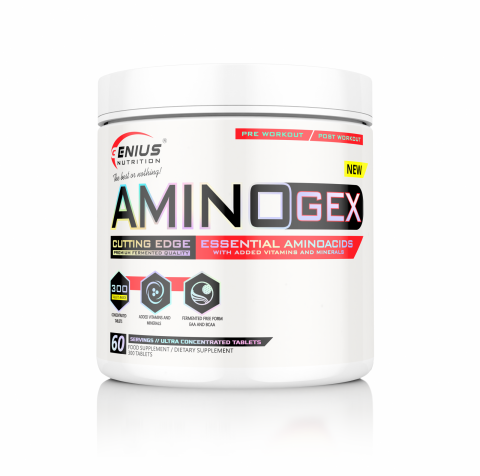 Aminoacizi - Aminoacizi esentiali, Genius Nutrition, AminoGex, 300 de tablete