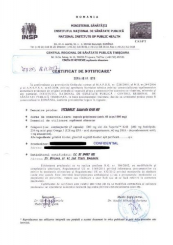 Ulei de peste, Vitabolic, Antarctic Krill Oil, 60 de capsule moi [1]
