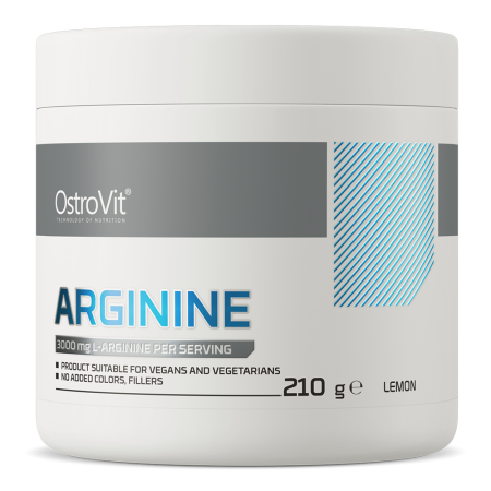 Pompare & Oxid Nitric - Arginina, OstroVit, Arginine, 210 grame, pudra