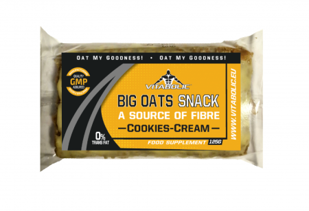 Batoane & Dulciuri Proteice - Baton din ovaz, Vitabolic, Big Oats Snack, 125 de grame