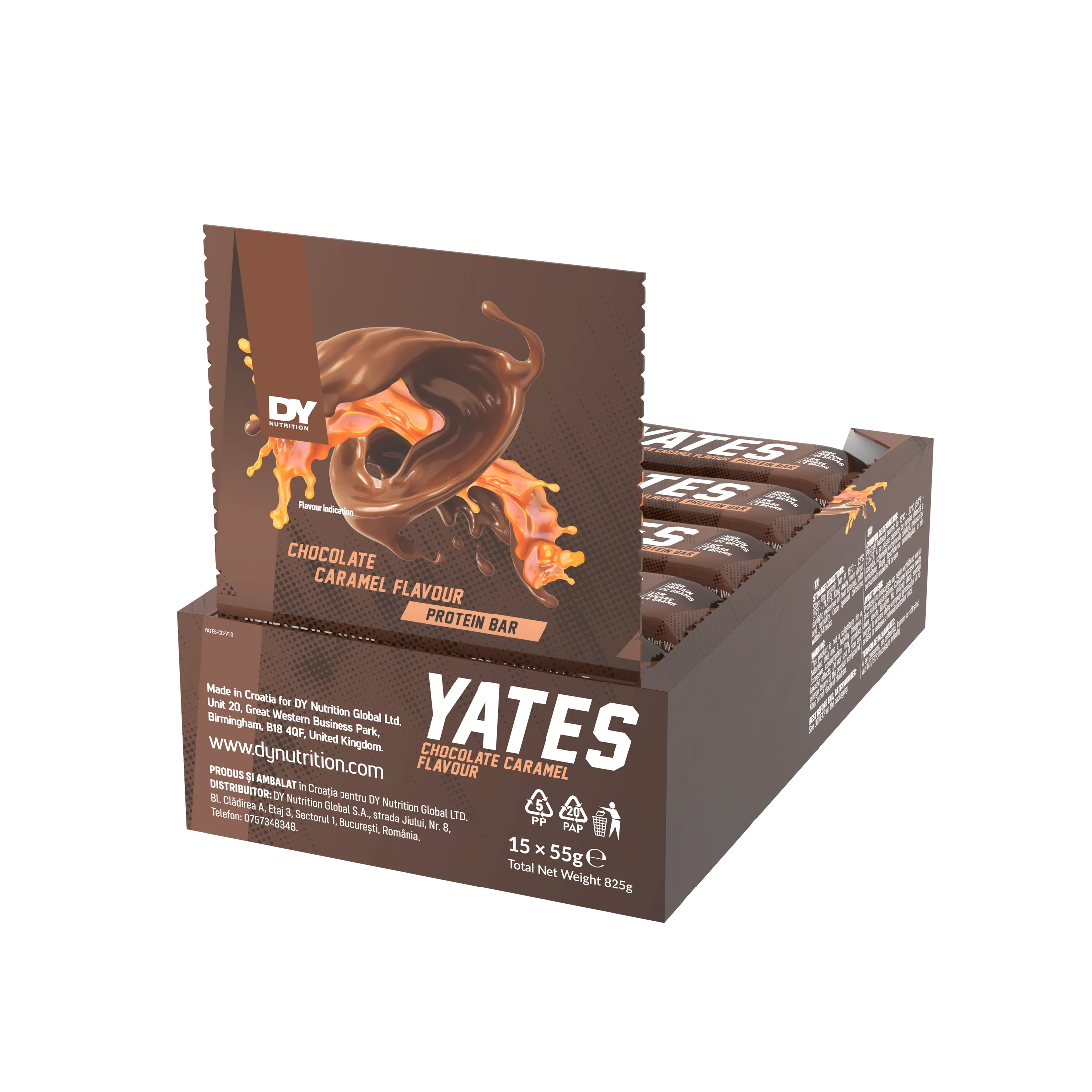Baton proteic, DY Nutrition, Yates Bar, baton de 60 de grame [2]
