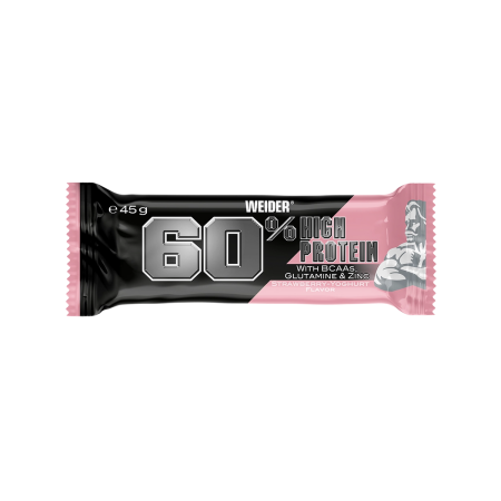 Batoane & Dulciuri Proteice - Baton proteic, Weider, 60% Protein Bar, 45 de grame